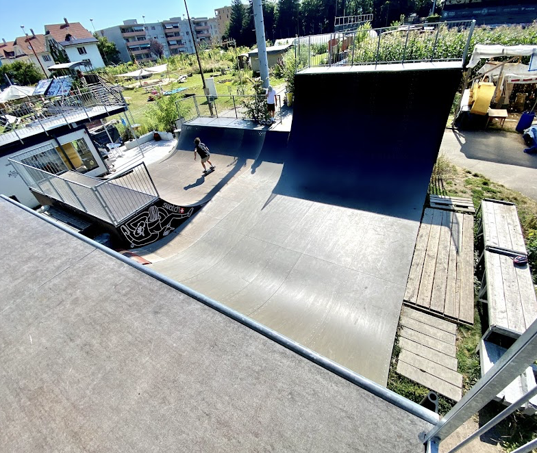 Backyard skatepark